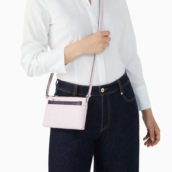 NWT Kate Spade Sadie Crossbody Set Lilac Moonlight - Picture 3 of 5